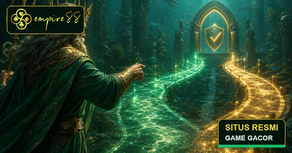 King Poseidon memeriksa login link alternatif Empire88, situs resmi dan game gacor
