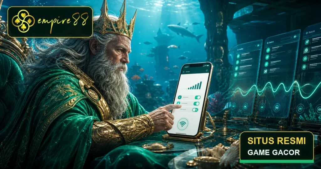 King Poseidon mengatur browser dan koneksi Empire88 mobile, situs resmi dan game gacor