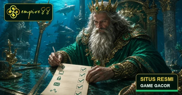 King Poseidon membawa checklist Empire88 resmi untuk login, daftar, dan game gacor