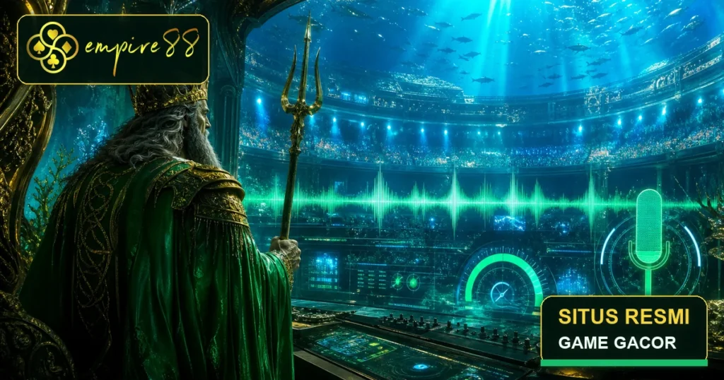 King Poseidon pada arena slot live Empire88, situs resmi dan game gacor