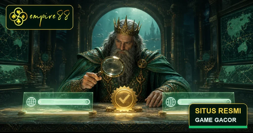 King Poseidon memeriksa situs Empire88 resmi dan alamat akses game gacor