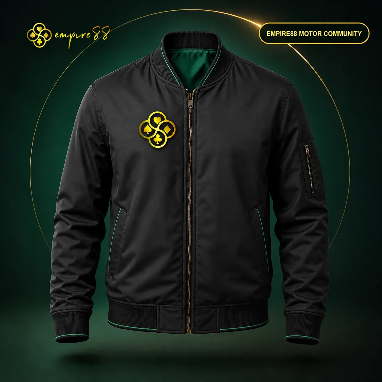 Jaket Empire88 Motor Community - merchandise komunitas motor Empire88
