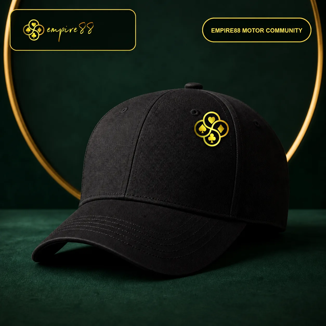 Topi Empire88 Motor Community - merchandise komunitas motor Empire88